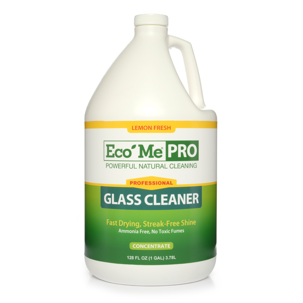Eco Me Glass Cleaner Concentrate, Lemon Fresh 1 gal., PK4 ECJS-GCCLGL-04